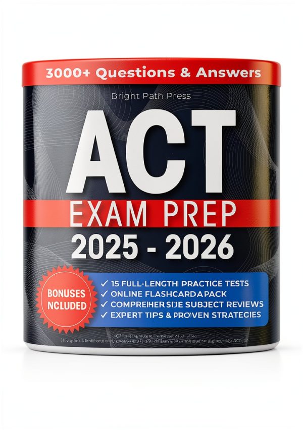 ACT Test Guide Kindle Edition by ExamPrep – 276 Page Study Book-0