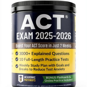 ACT Test Guide 2025 Kindle eBook by Amazon 270 Pages Practice Tests-0