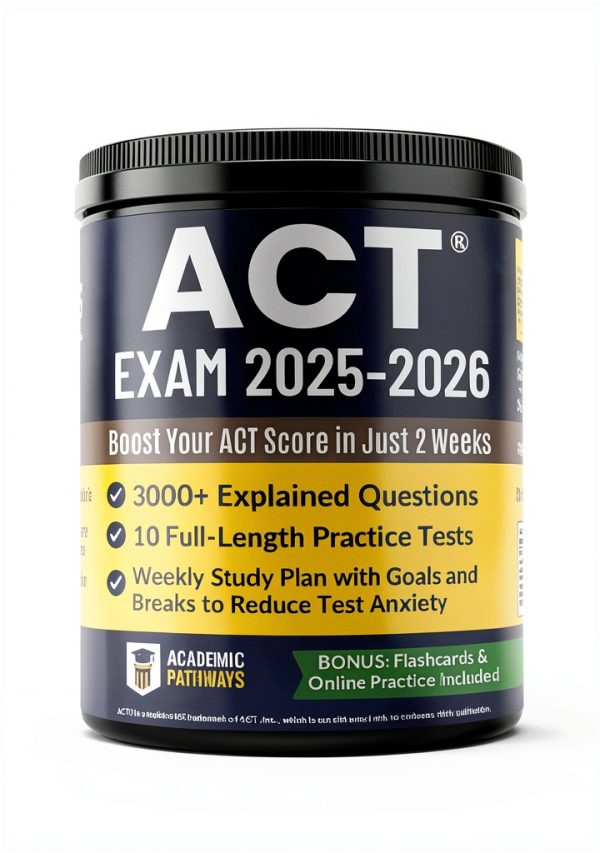 ACT Test Guide 2025 Kindle eBook by Amazon 270 Pages Practice Tests-0