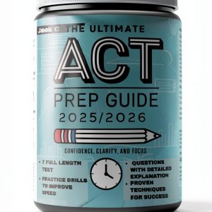 ACT Test Guide Official Print Replica 543 Page Practice Book-0