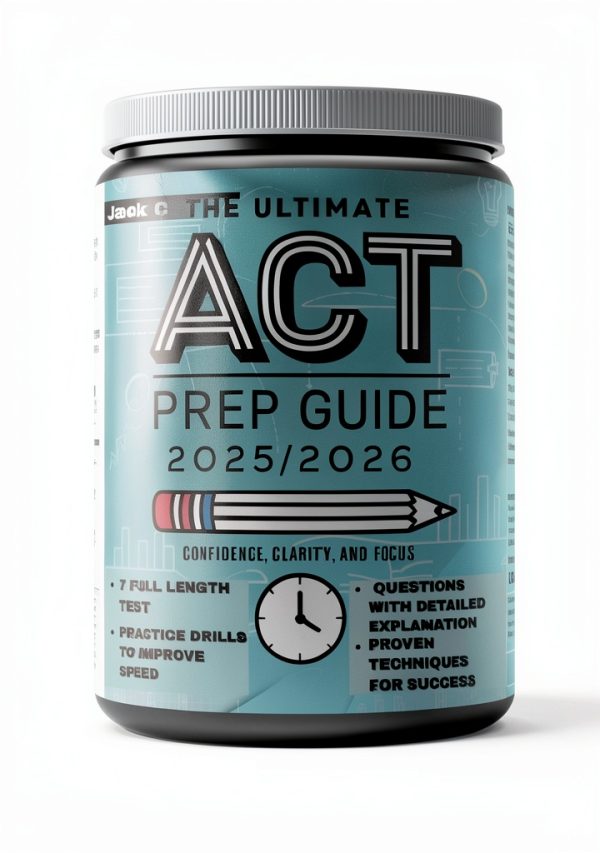 ACT Test Guide Official Print Replica 543 Page Practice Book-0