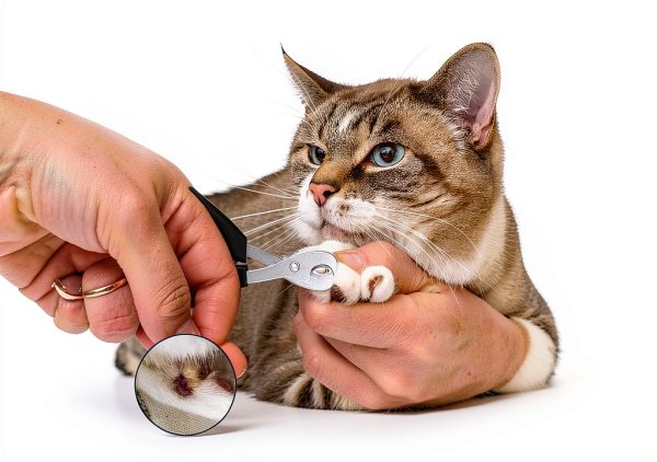 Cat Nail Clippers FJCTER Professional Grooming Tool for Small Pets-1
