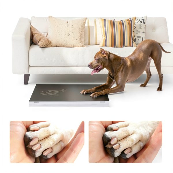 Dog Nail Scratch Pad Xipet Non Slip Sandpaper Board with Filing Pads-3