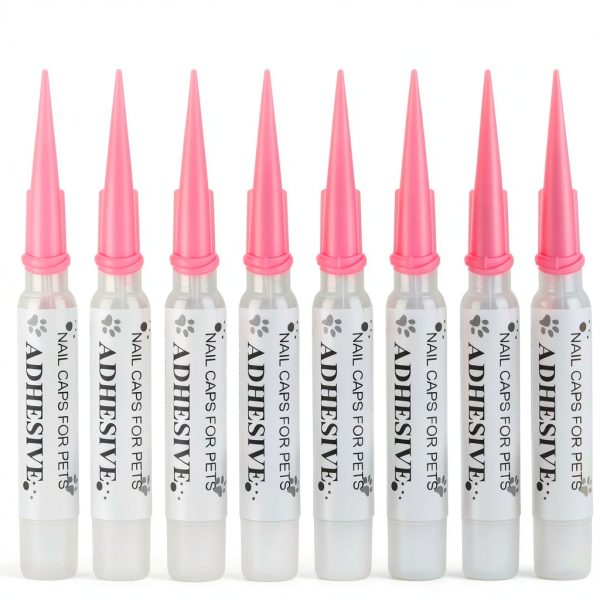 Pet Nail Adhesive Glue VICTHY 10pcs + 15 Tips for Dogs & Cats-3