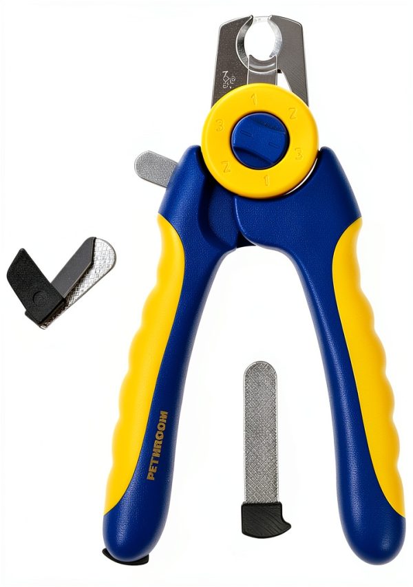 Professional Dog Nail Clipper BMSMILE 1-3mm Guard Stainless Steel-0