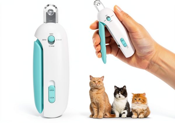 Cat Nail Clipper Potaroma 3 Size Adjustable Hidden File-0
